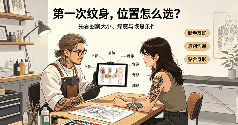 第一次纹身，位置怎么选