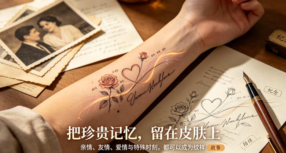 把珍贵记忆,留在皮肤上 把珍贵记忆,留在皮肤上